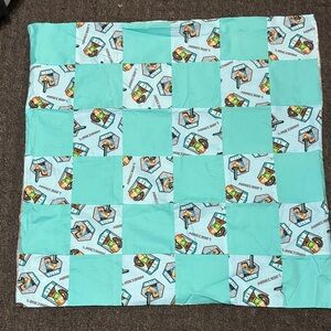 Minecraft Themed Patchwork Baby Blanket